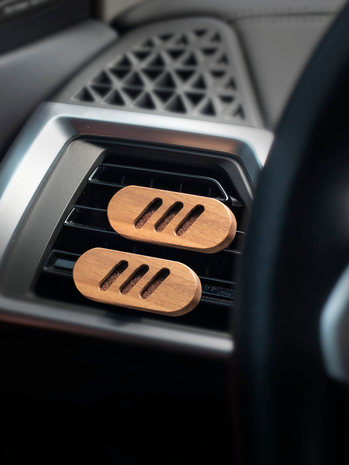 Walnut Wood Car Vent Diffuser 2PCS — Use Your Scent