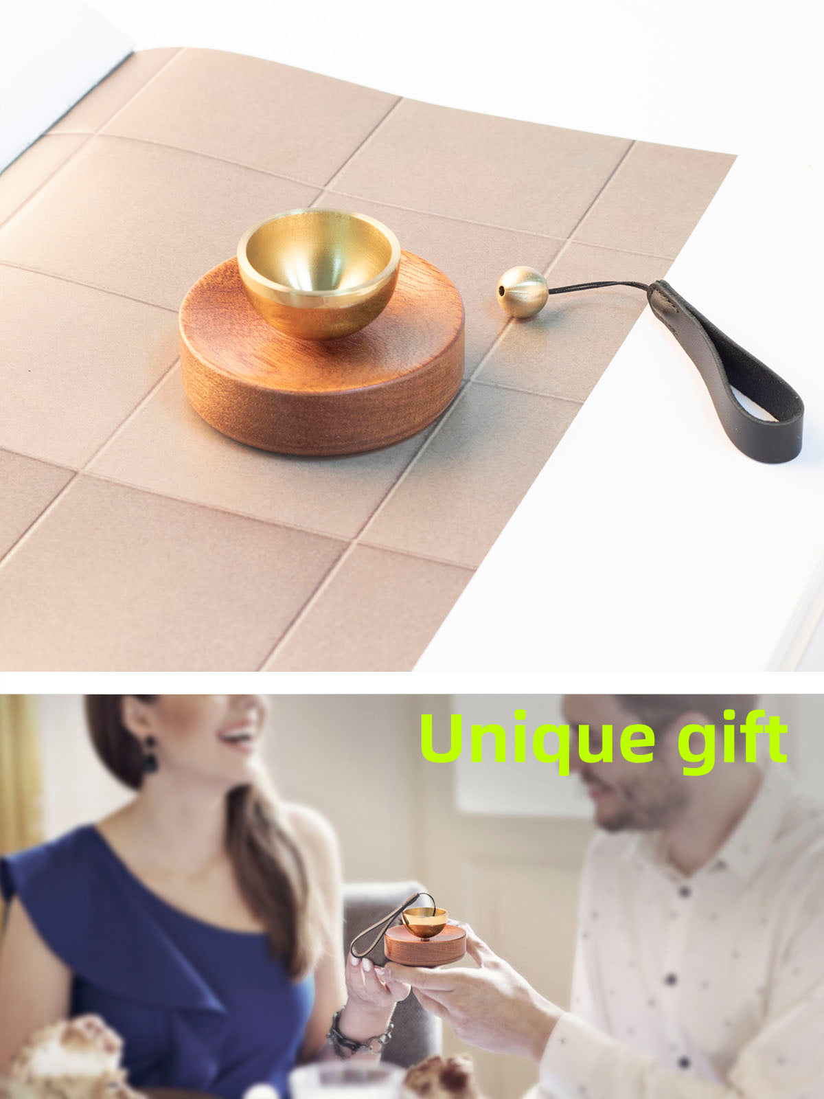 Portable Mini Singing Bowl Set | Beautiful sound and look | Little Tibetan Singing Bowl Set | Easy To Play | Chakra therapy, hand beaten | Creates Beautiful Sound for Healing, Meditation & Relaxation