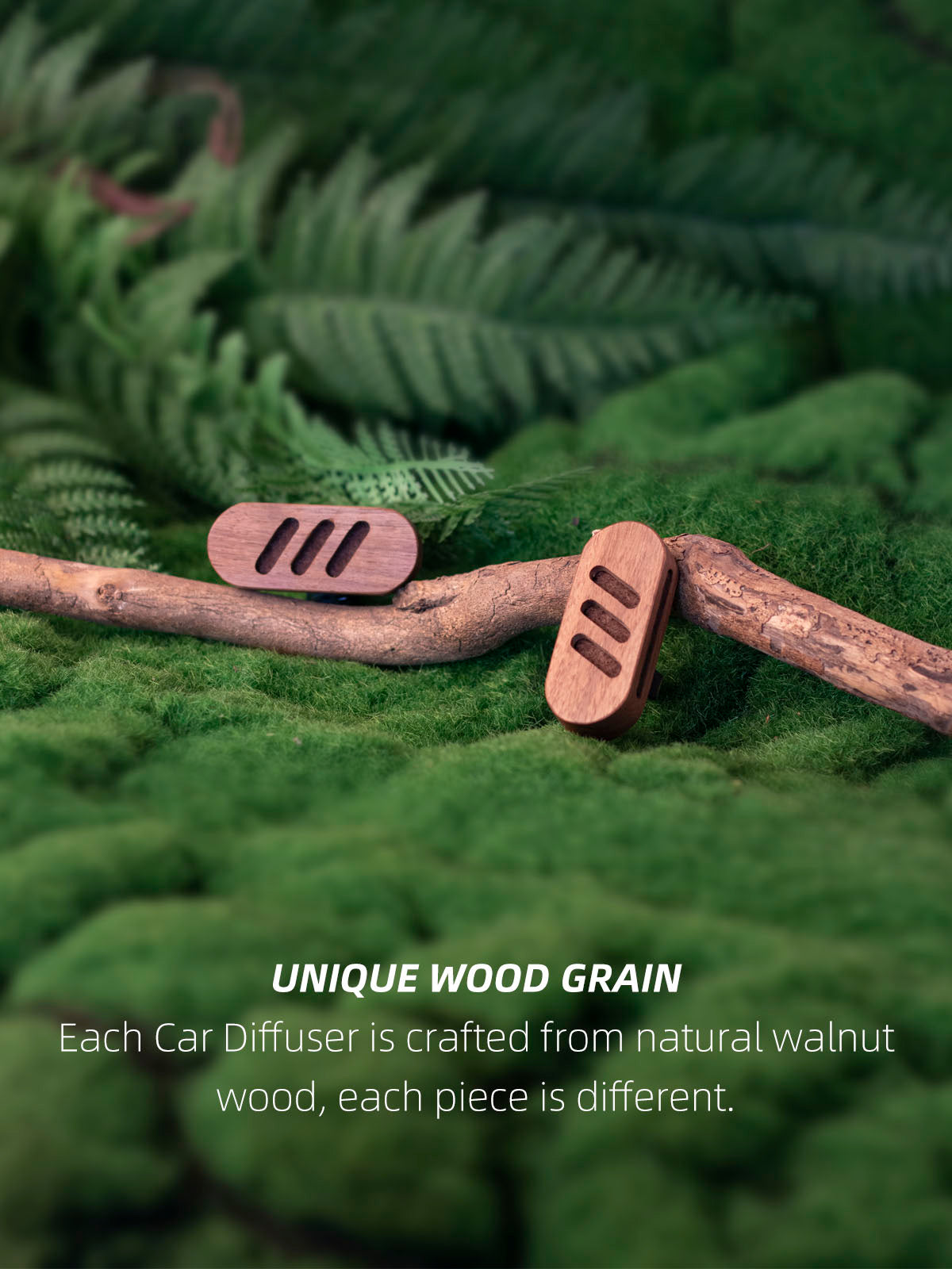 Walnut Wood Car Vent Diffuser 2PCS — Use Your Scent