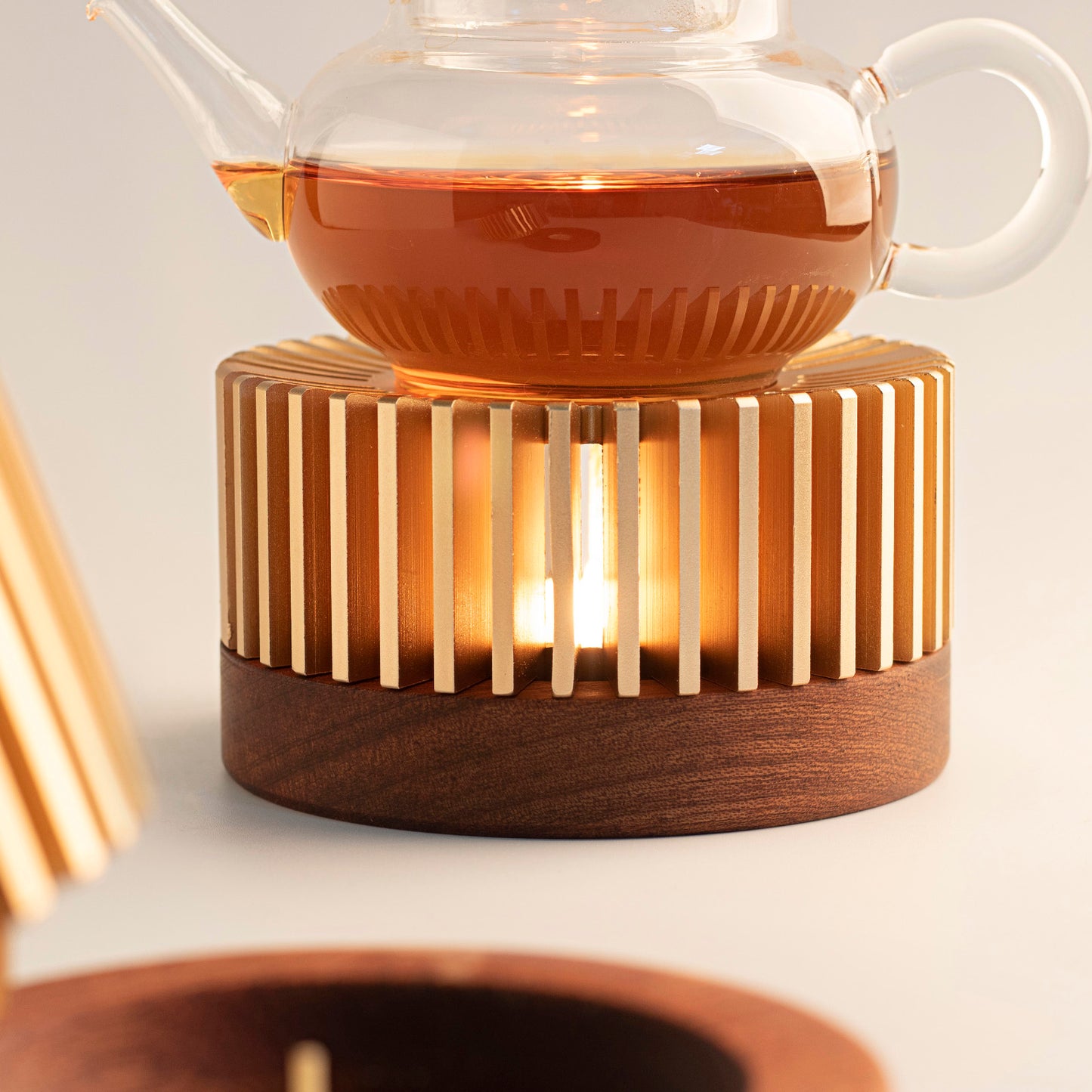 Candle tea warmer | Teapot and Food Warmer | A candlelit warmer to keep your tea toasty.